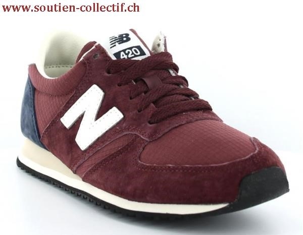new balance u420 chaussures coloris bordeaux